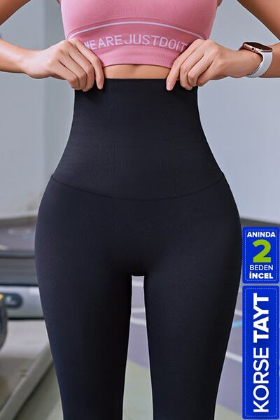 Jenny Daphne Jambiere corset cu talie super inalta cu elastic anti-alunecare, eficienti pentru intarire si slabire