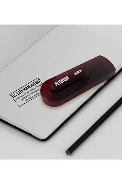 Bk Gift Kişiye Özel Doktor Bordo Cep Kaşe