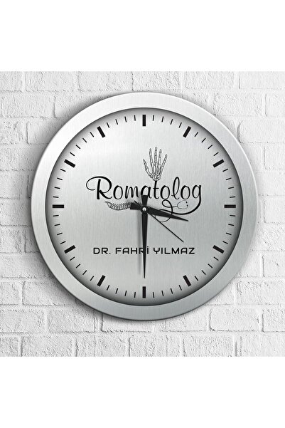 Genel Markalar Kişiye Özel Mesleki Romatolog Ahşap Duvar Saati - 1