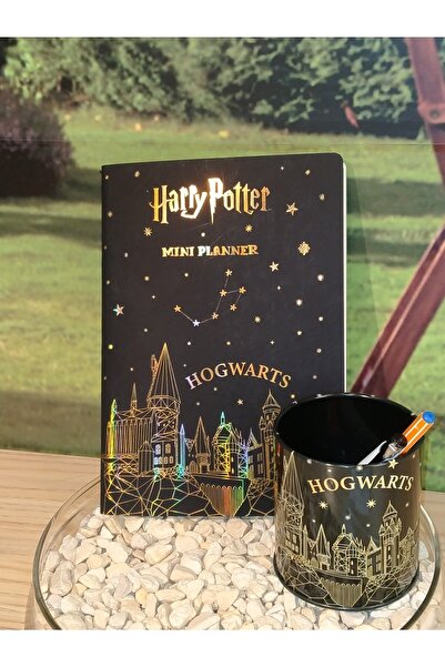 MİNİ TURUNCU BUTİK Metal Kalemlik Çocuk Hediye Harry Potter Karne Hediyesi