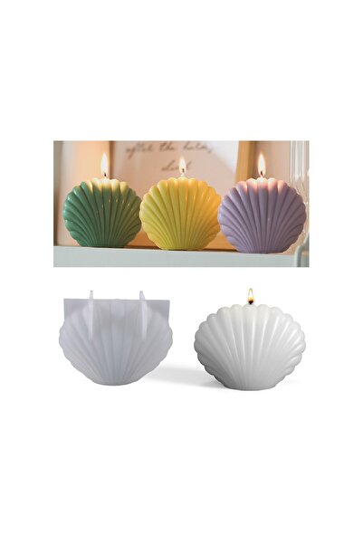 Getshop Alışveriş Pazarı Epoksi Silikon Küçük Deniz Kabuğu Kalıbı ve Sabun Mu...