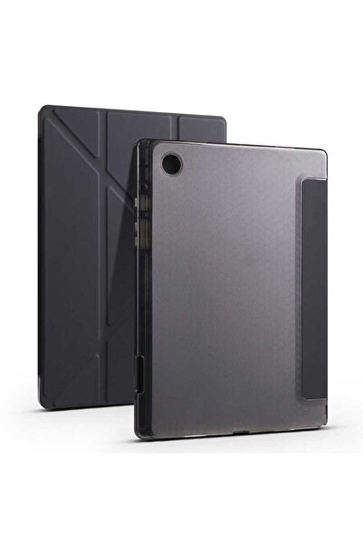 m.tk moveteck Huawei Matepad Se 10.4 Kılıf Kalem Bölmeli Trifolding Yatay Dikey Standlı Smart With Pen Darbe Emici