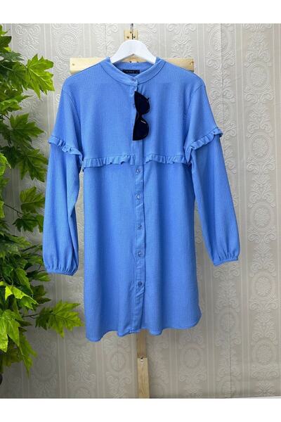 modasindoma ЖІНОЧА СОРОЧКА З ДЕТАЛЯМИ НА ПЛЕЧАХ І ГРУДЯХ