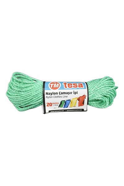 Tesa Nylon Clothesline - 20 Mt, 4 Pieces, Tm-415 Gkh