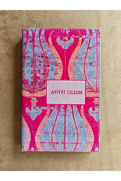 ankara menü (1 piece) 13x21 Box, Leather Account Receipt Pad, Printed Change Box, Ticket