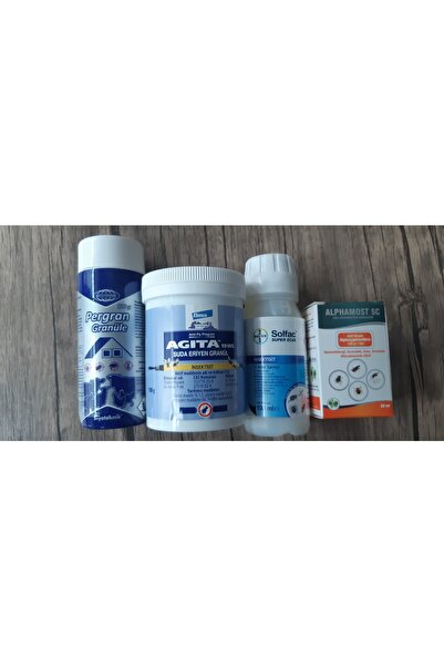 Elenco Agita 10 Wg+solfac100ml+alphamost50ml+pergran Granüle100g Haşere Seti