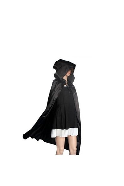 Merrida Μανδύα Halloween Hooded Μαύρο 90 cm