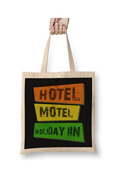 Baskı Dükkanı Hotel Motel Holiday Inn Bez Torba Uzun Sa ručkom