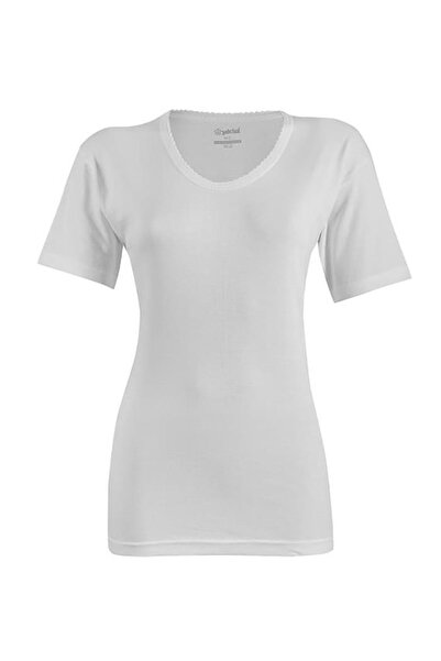 YILDIZ 6 штук Ribana короткий рукав Футболка Білий 3013