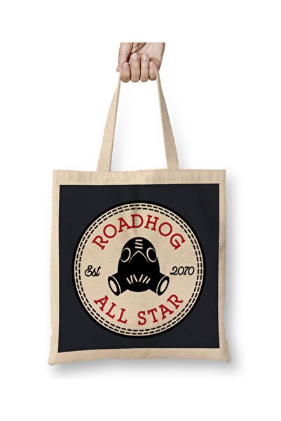 Baskı Dükkanı Roadhog Overwatch All Star Converse platno Torba dugo Sa ručkom