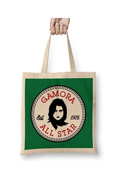 Baskı Dükkanı Čuvari galaksije Gamora All Star Converse tkanina Torba duga Sa...