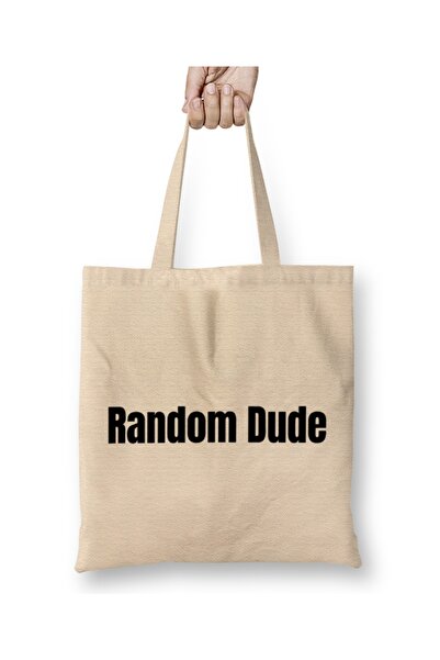 Baskı Dükkanı The Random Dude Cloth Torba Long Sa ručkom