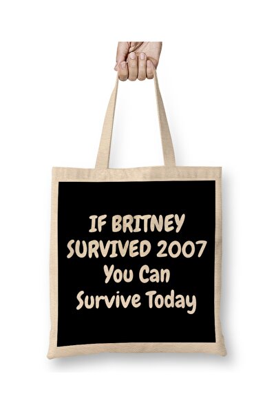 Baskı Dükkanı To je Britney Bitch 01 Tkanina Torba Duga Sa ručkom