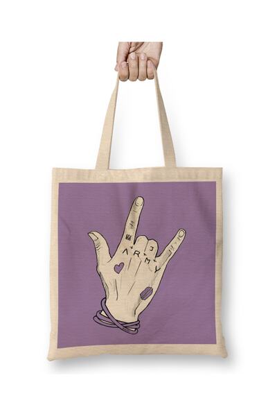 Baskı Dükkanı Geantă din pânză Bts Army Bts JungKook cu mâner lung