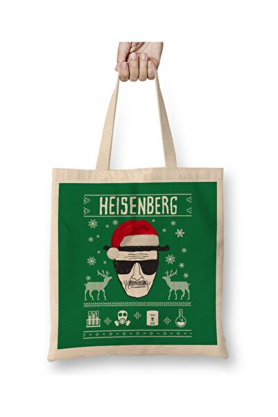 Baskı Dükkanı Geantă de Crăciun Breaking Bad Heisenberg cu mâner lung