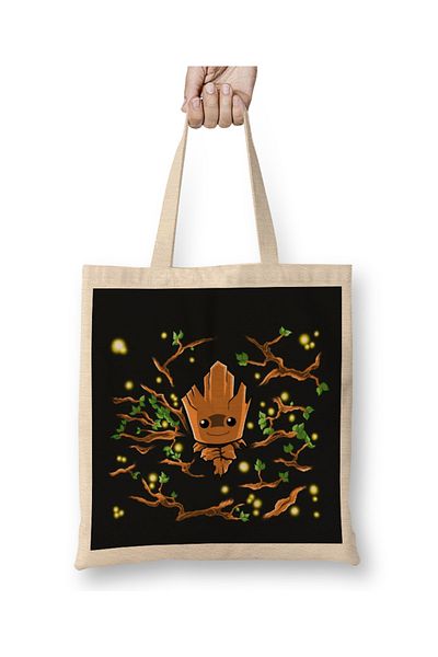 Baskı Dükkanı Guardians Of The Galaxy We Are υφασμάτινη τσάντα με μακριά λαβή
