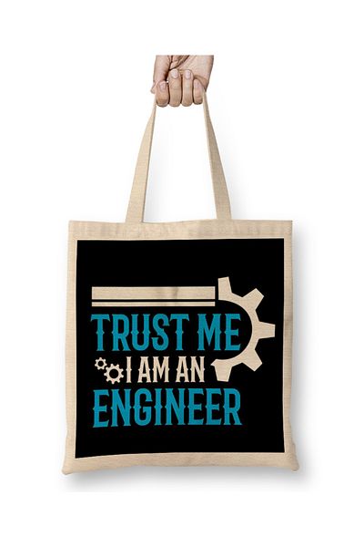 Baskı Dükkanı I Am A Mechanical Engineer 03 υφασμάτινη τσάντα με μακριά λαβή