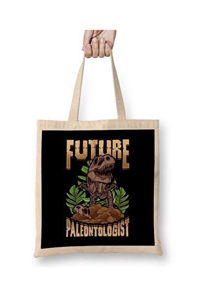 Baskı Dükkanı Slatki budući paleontolog, lovac na fosilije dinosaurusa, tkani...