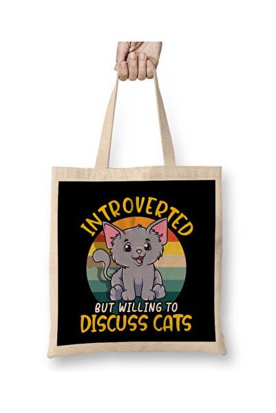 Baskı Dükkanı Slatki introvert, ali spreman da razgovara o mačkama, stidljiva...