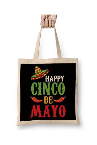 Baskı Dükkanı Slatki, srećni Cinco de Mayo sombrero paprike, tkanina za 5. ma...