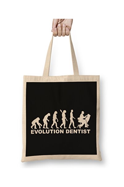 Baskı Dükkanı Dentist Evolution 01 Tkanina Torba Duga Sa ručkom