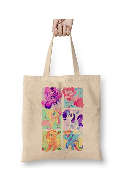 Baskı Dükkanı حقيبة ماي ليتل بوني M6 القماشية ذات مقبض طويل