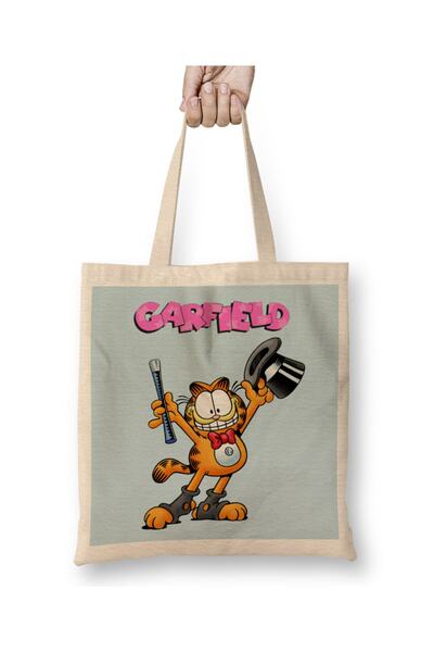 Baskı Dükkanı Garfield magičarska tkanina Torba duga Sa ručkom