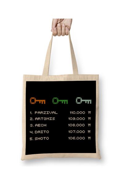 Baskı Dükkanı Lista lidera igre Ready Player One Bez Torba Dugo Sa ručkom