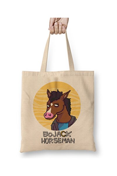 Baskı Dükkanı BoJack Horseman 06 Tkanina Torba Duga Sa ručkom