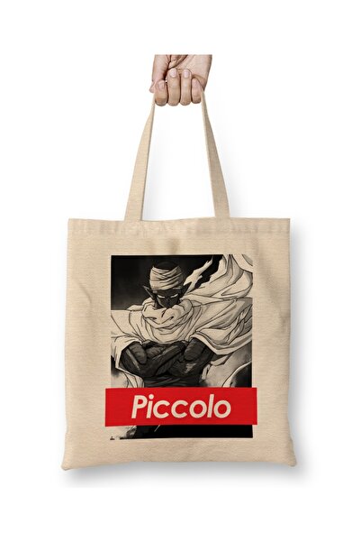 Baskı Dükkanı Dragon Ball Z Piccolo Crvena Traka Logo Tkanina Torba Duga Sa r...