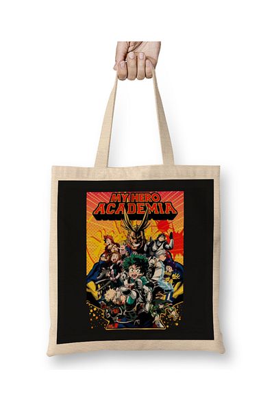 Baskı Dükkanı Υφασμάτινη τσάντα My Hero Academia 04 με μακριά λαβή