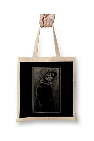 Baskı Dükkanı Jujutsu Kaisen Prokleti sud Platno Torba Dugo Sa ručkom