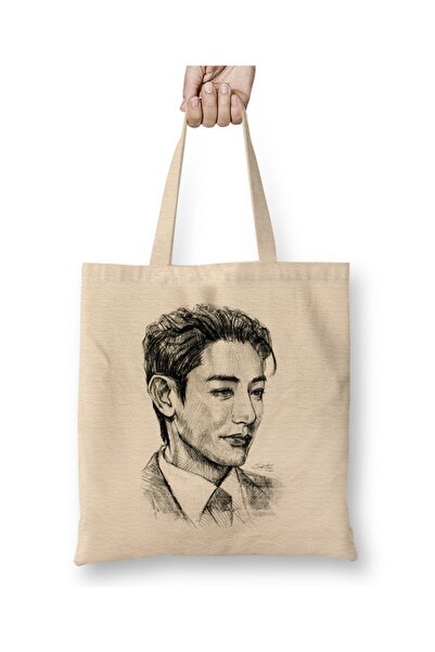 Baskı Dükkanı Kdrama Lee Soo Hyuk iz Kdrama Tomorrow Cloth Torba Long Sa ručkom