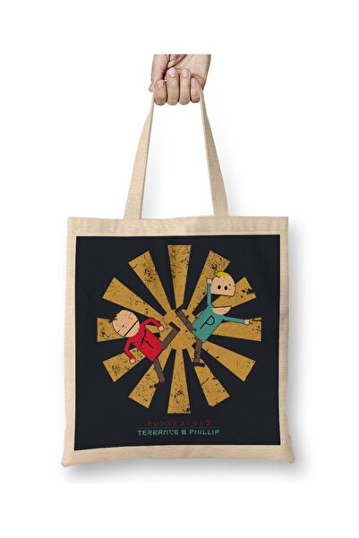 Baskı Dükkanı South Park Terens i Filip Retro japanska tkanina Torba Dugačka ...
