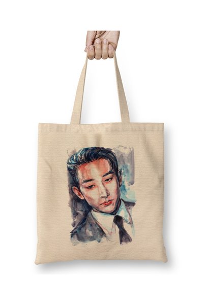 Baskı Dükkanı Kdrama Lee Soo Hyuk Park Joong Gil majica Torba duga Sa ručkom