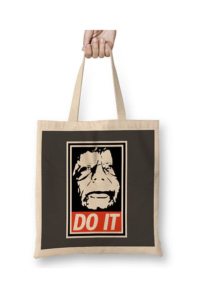 Baskı Dükkanı Υφασμάτινη τσάντα Star Wars Do It με μακριά λαβή