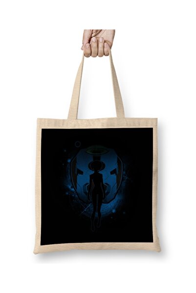 Baskı Dükkanı حقيبة قماش إيفا - 00 بمقبض طويل