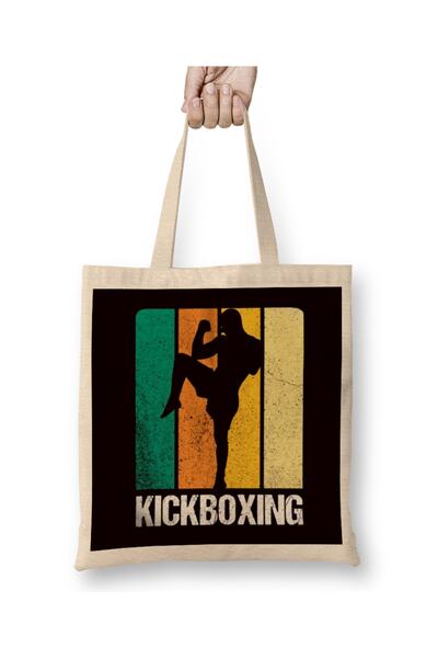 Baskı Dükkanı Retro kik-boks vintage kick bokserice borbeni MMA borbena odjeć...
