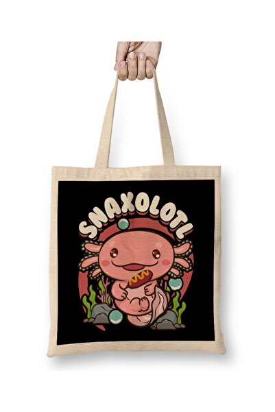 Baskı Dükkanı Snaxolotl Smešna igra reči o aksolotlu Grickalice Deserti Kawai...