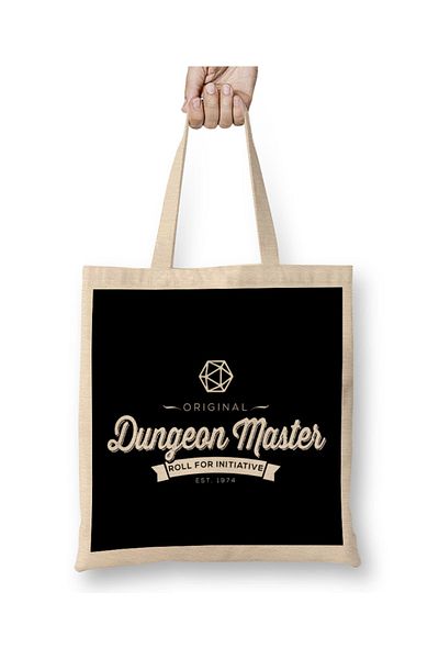 Baskı Dükkanı Originals Dungeon Master υφασμάτινη τσάντα με μακριά λαβή
