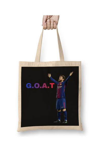 Baskı Dükkanı Leonel Messi tkanina Torba duga Sa ručkom