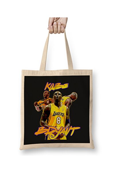 Baskı Dükkanı Kobe Bryant tkanina Torba duga Sa ručkom