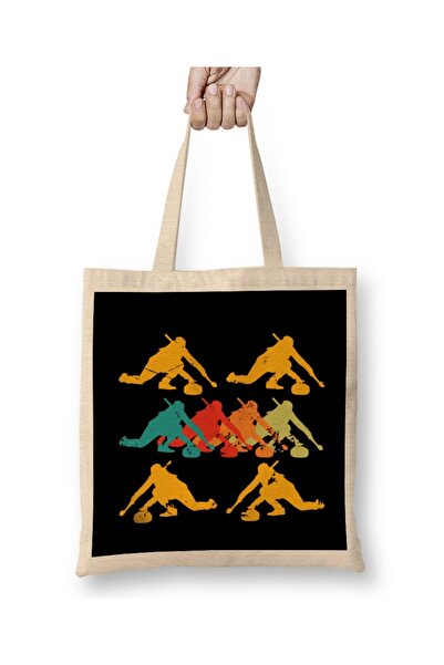 Baskı Dükkanı Керлінг Гравець Команда Тренер Камені Зимові види спорту на льо...