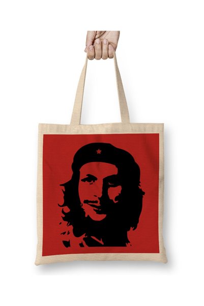 Baskı Dükkanı Michael Cera Che Guevara Mješavina tkanine Torba Dugačka Sa ručkom