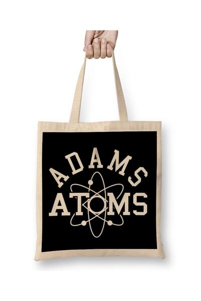 Baskı Dükkanı Osveta štrebera Adams Atom Cloth Torba Long Sa ručkom