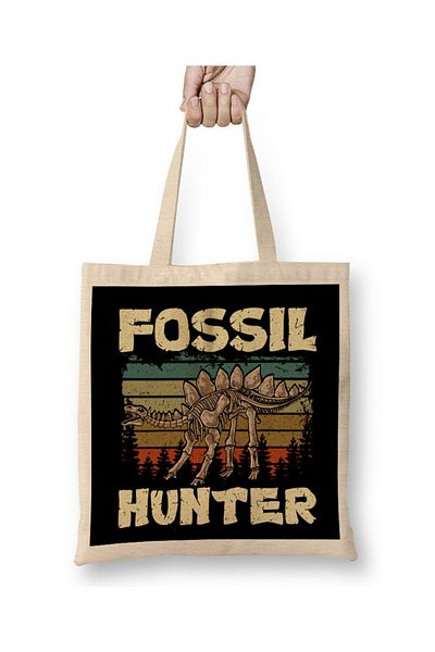 Baskı Dükkanı Geantă din pânză cu mâner lung, drăguț și amuzant, paleontologie, paleontologie