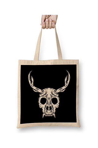 Baskı Dükkanı Lubanja sa rogovima - jeziv dizajn gorile, jedinstvena životinj...