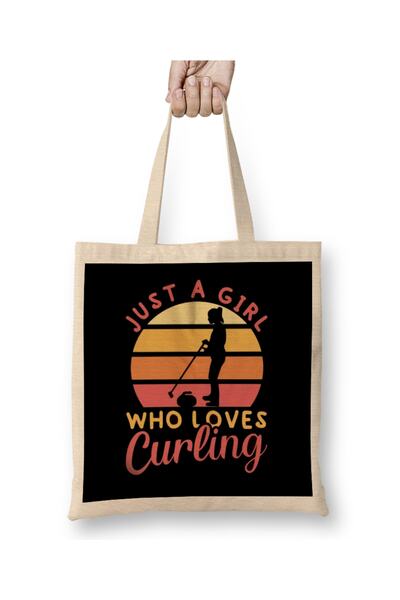 Baskı Dükkanı Κορίτσι που αγαπά το κορυφαίο παίκτη ομάδας προπονητής Curling ...