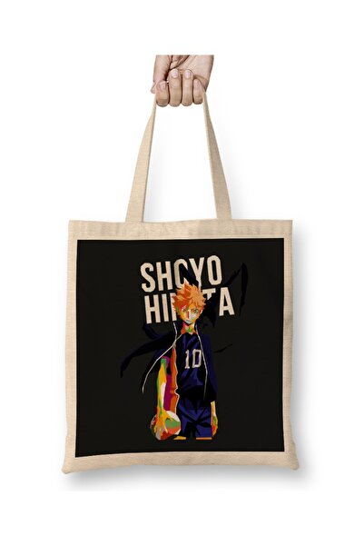 Baskı Dükkanı Shoyo Hinata tkanina Torba duga Sa ručkom