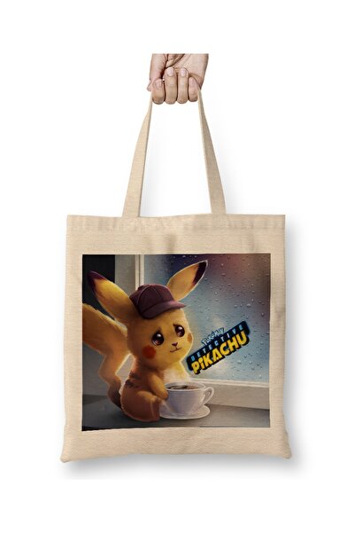 Baskı Dükkanı Pokemon Pikachu 01 Tkanina Torba Duga Sa ručkom